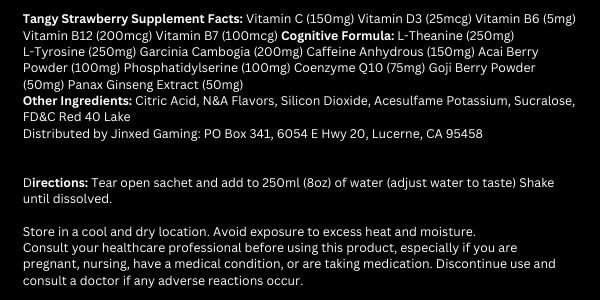 Starter Pack - 3 flavors - Nootropic - Jinxed Gaming