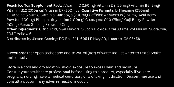 Starter Pack - 3 flavors - Nootropic - Jinxed Gaming