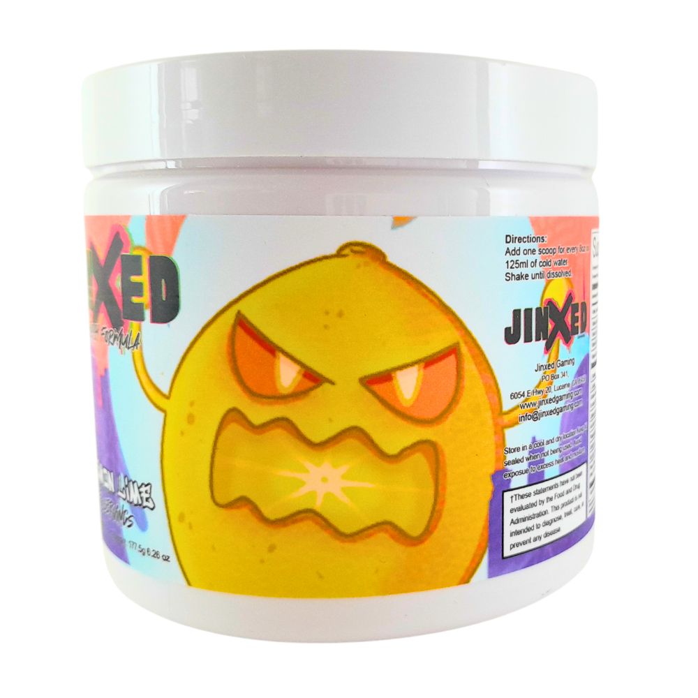 Lemon Lime Nootropic Energy Supplement - Jinxed Gaming